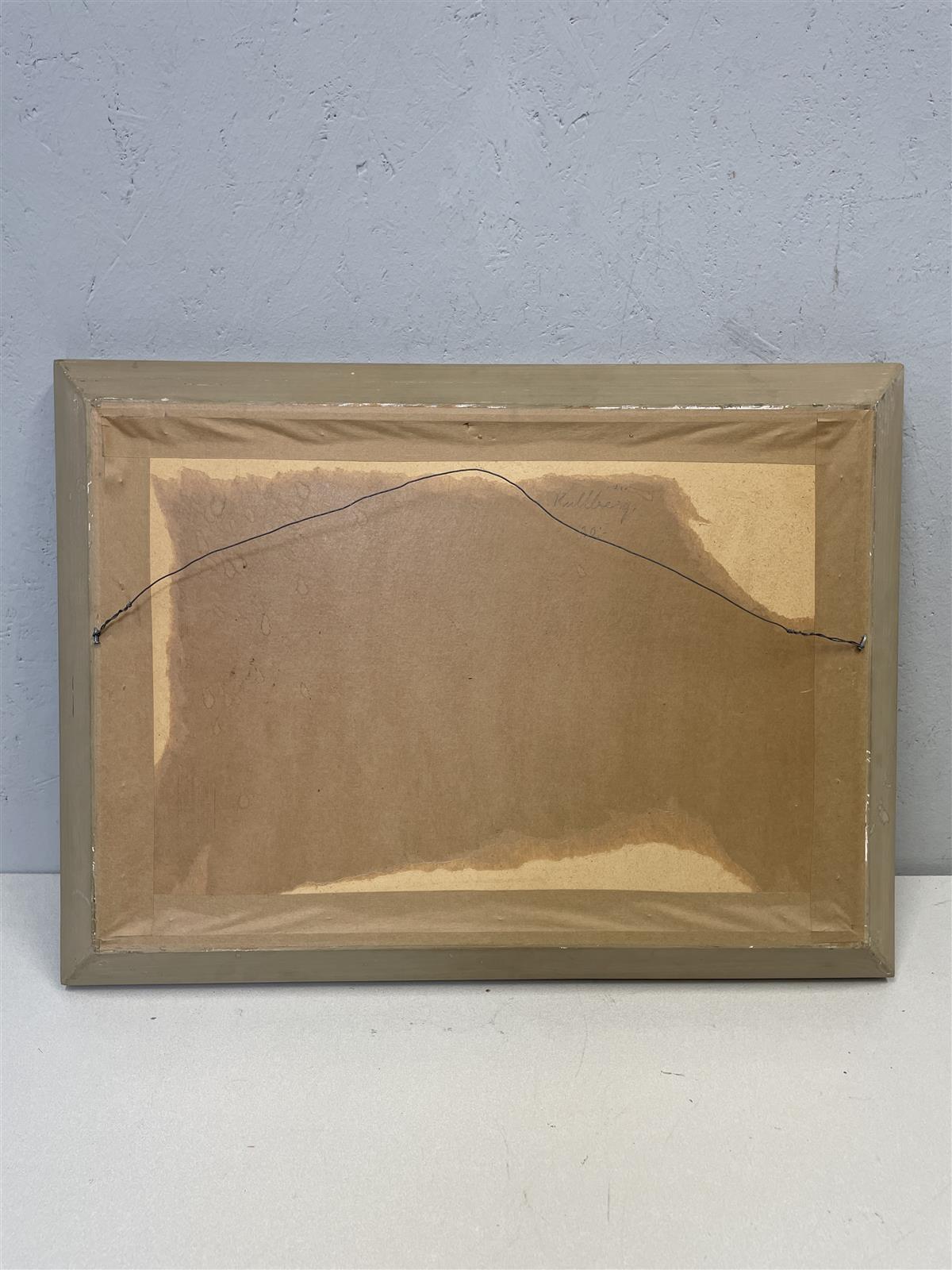 Taulu Pastellimaalaus, signeerattu