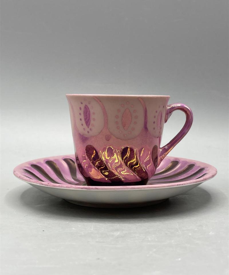 Vintage kahvikupit ja lautaset 6kpl