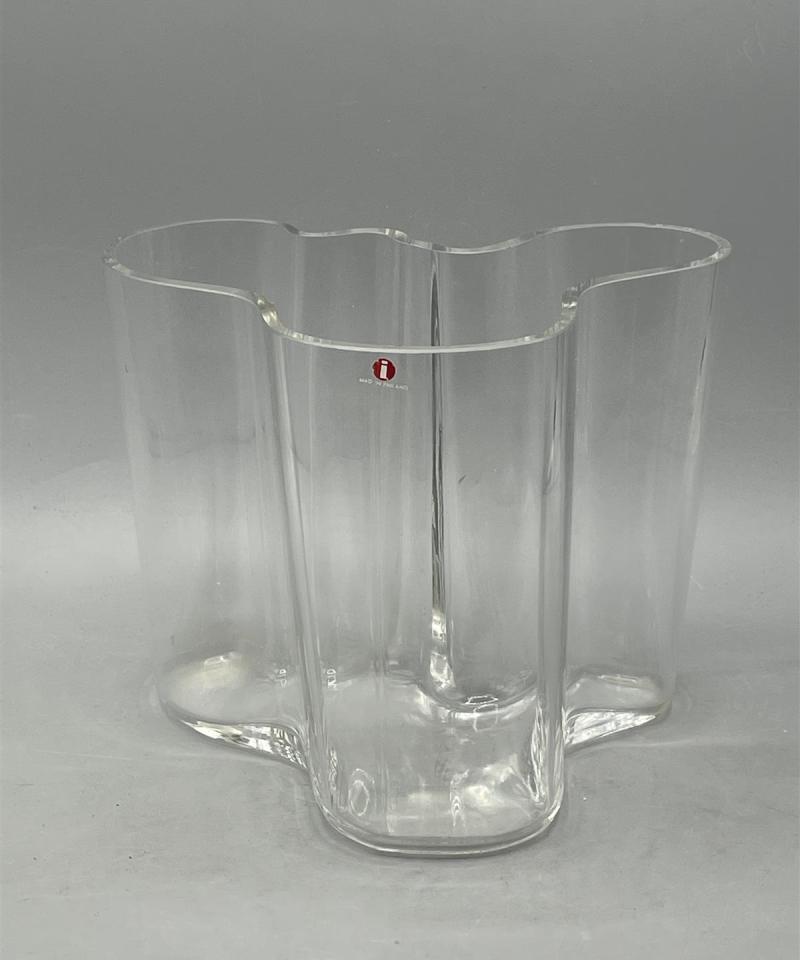 Iittala Aalto maljakko 160mm kirkas, Alvar Aalto
