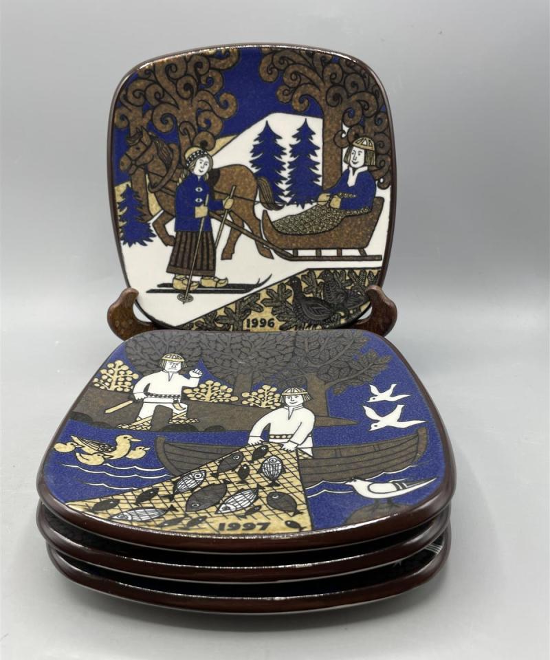 Arabia Kalevala vuosilautanen 4-osaa 1996-99