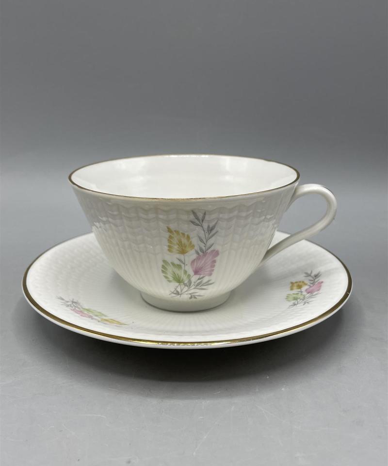 Vintage Rörstrand teekupit ja lautaset 6kpl