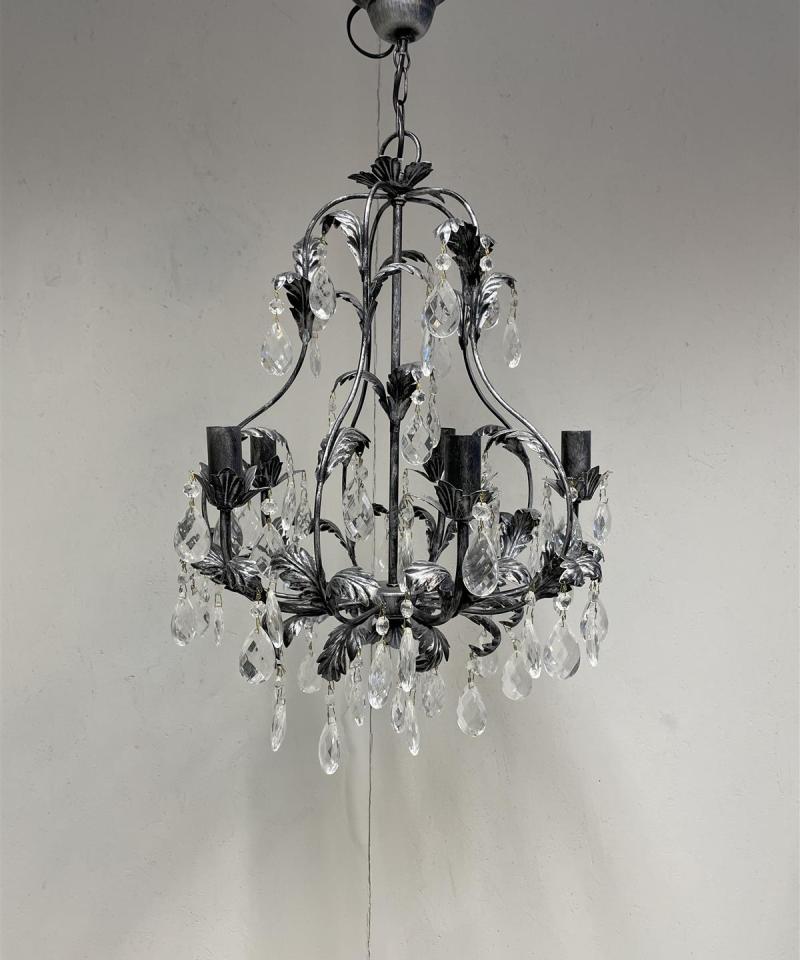 Kattovalaisin ”Lehdet” kristallikoristein 5-valopistettä