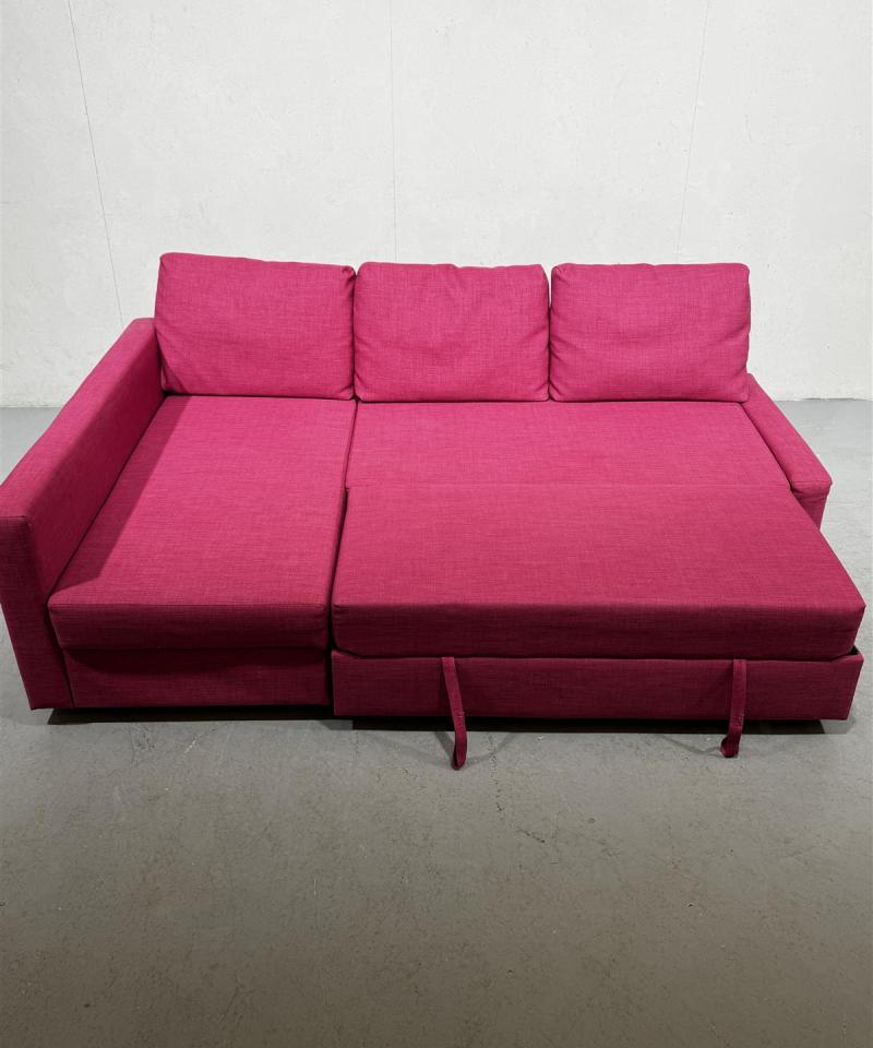 Ikea Friheten vuodesohva kulmasohva pinkki