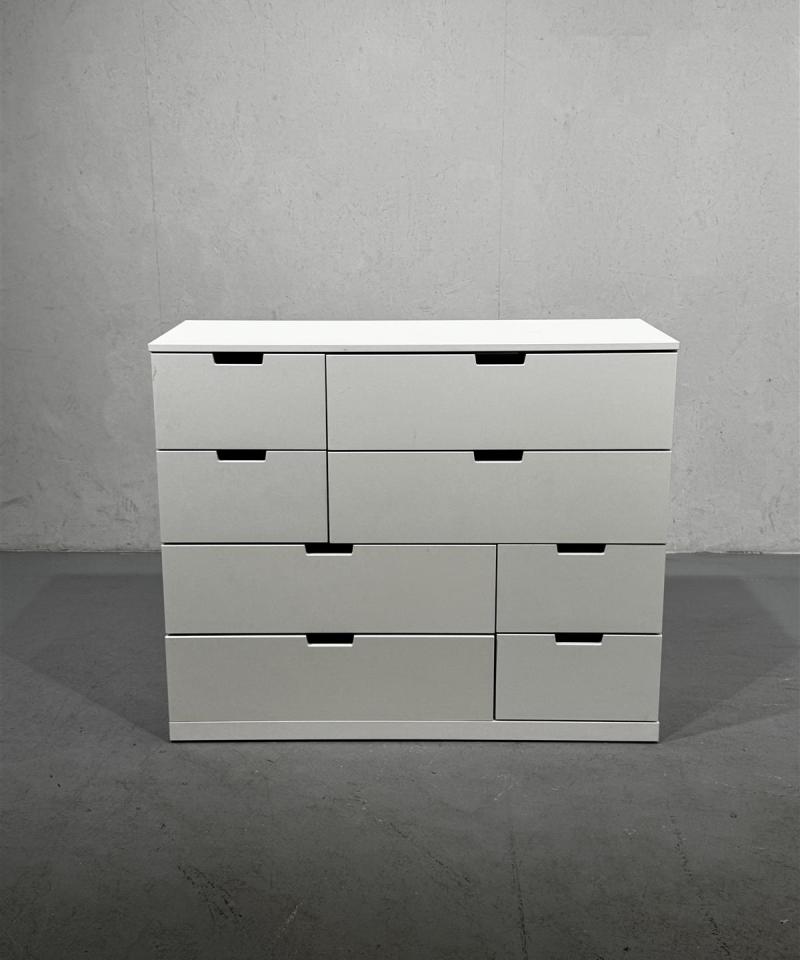 Ikea Nordli lipasto 8 vetolaatikkoa