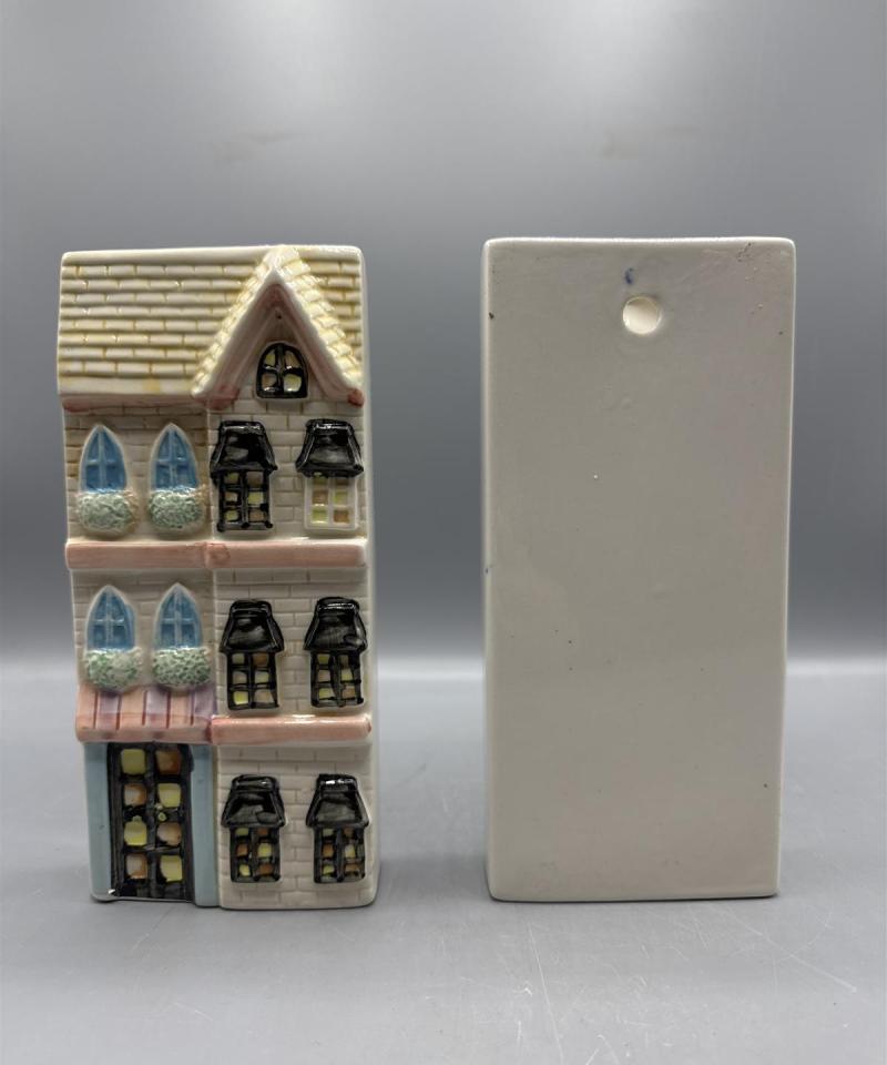 Keraamiset talo seinäkoriste kulhot (2kpl)