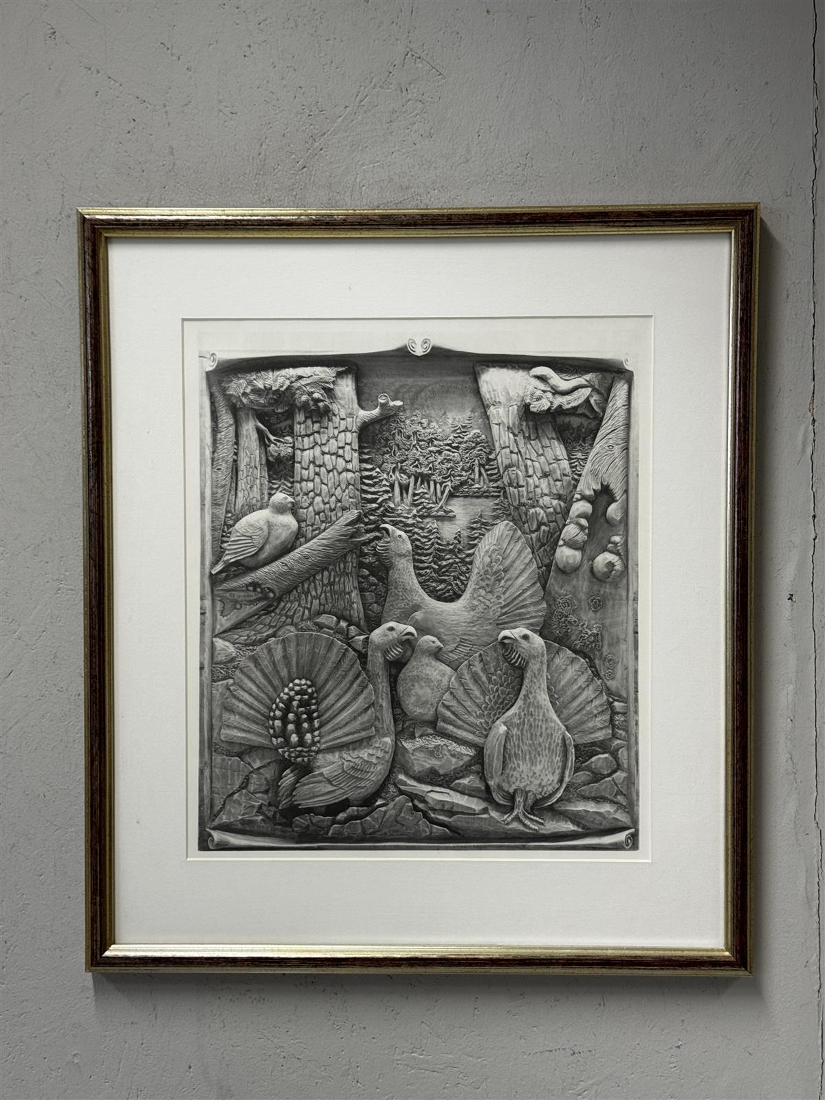 Taulu vedos metsämaisema Reino Koivuniemi