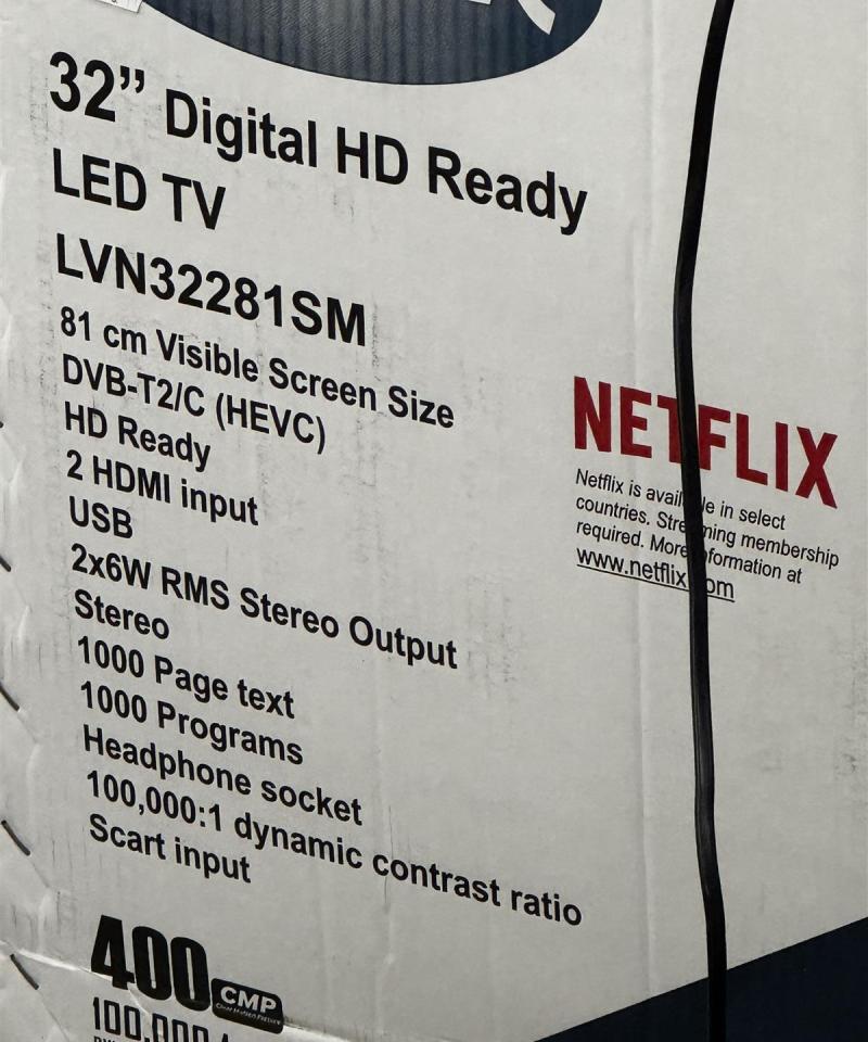 Luxor 32" televisio LVN32281SM