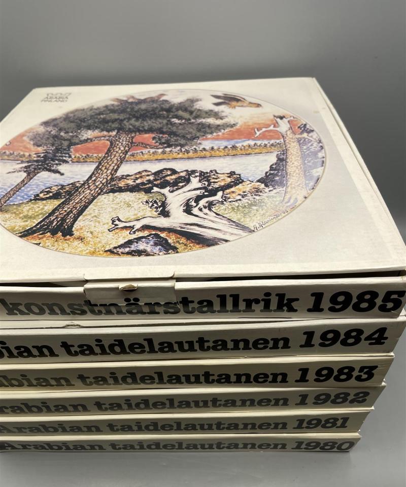 Arabia Lappi isot taidelautaset 1980-1985, Andreas Alariesto