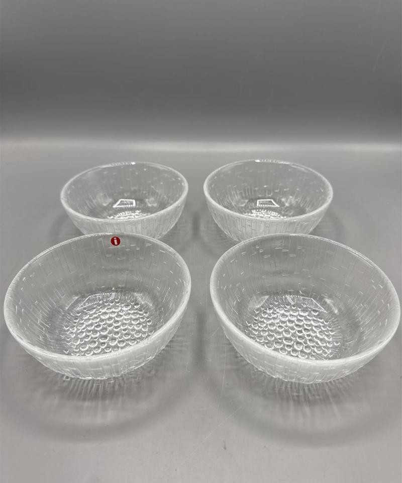 Iittala Ultima Thule jälkiruokakulhot (3 + 1 kpl)