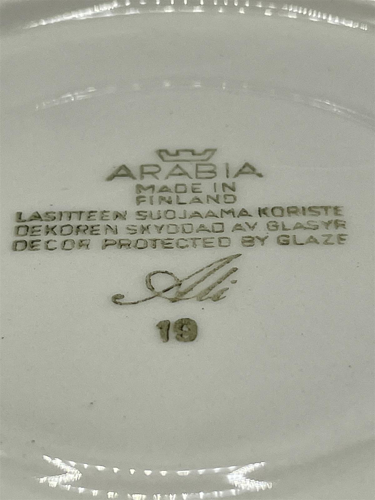 Arabia Ali kahvikupit 4kpl, Raija Uosikkinen