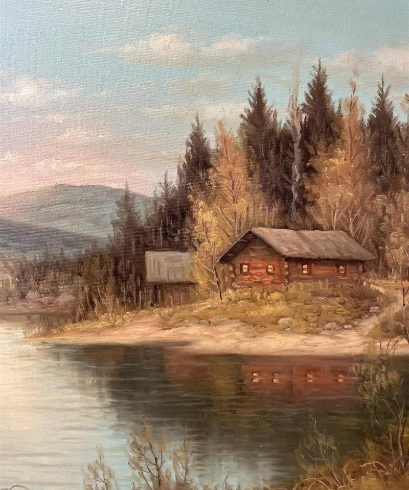 Taulu Maisemamaalaus öljyväri, R Immonen