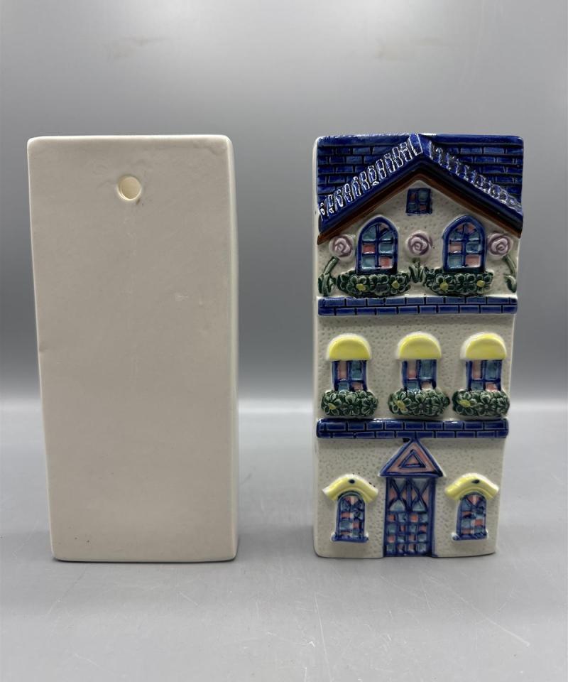 Keraamiset talo seinäkoriste kulhot (2kpl)