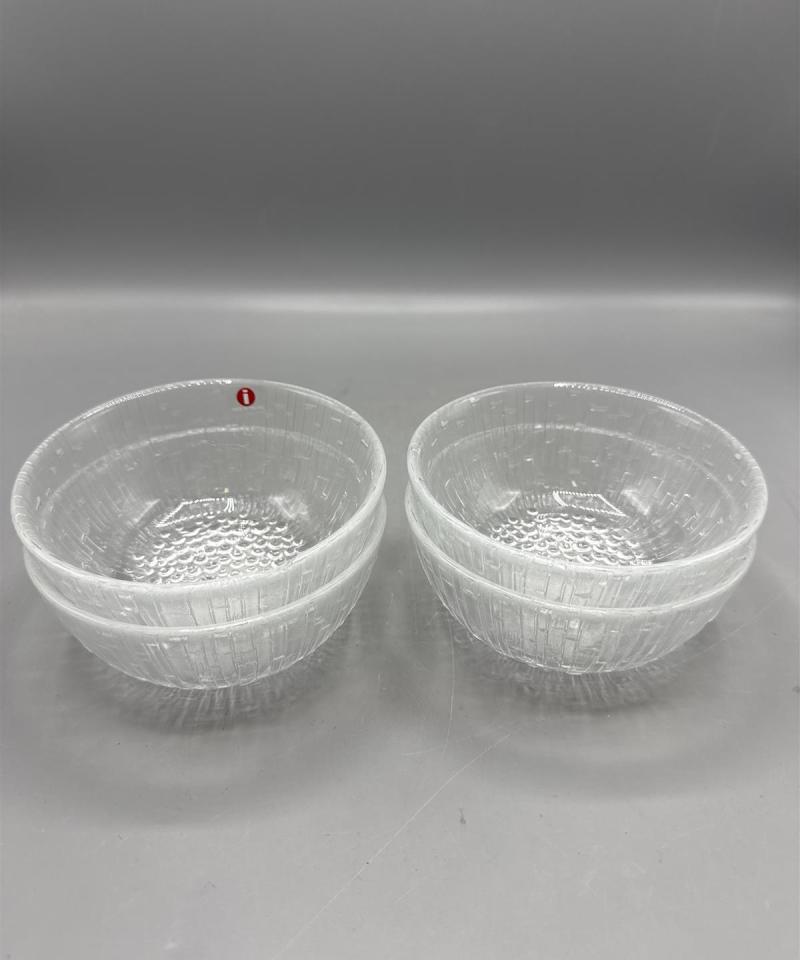 Iittala Ultima Thule jälkiruokakulhot (3 + 1 kpl)