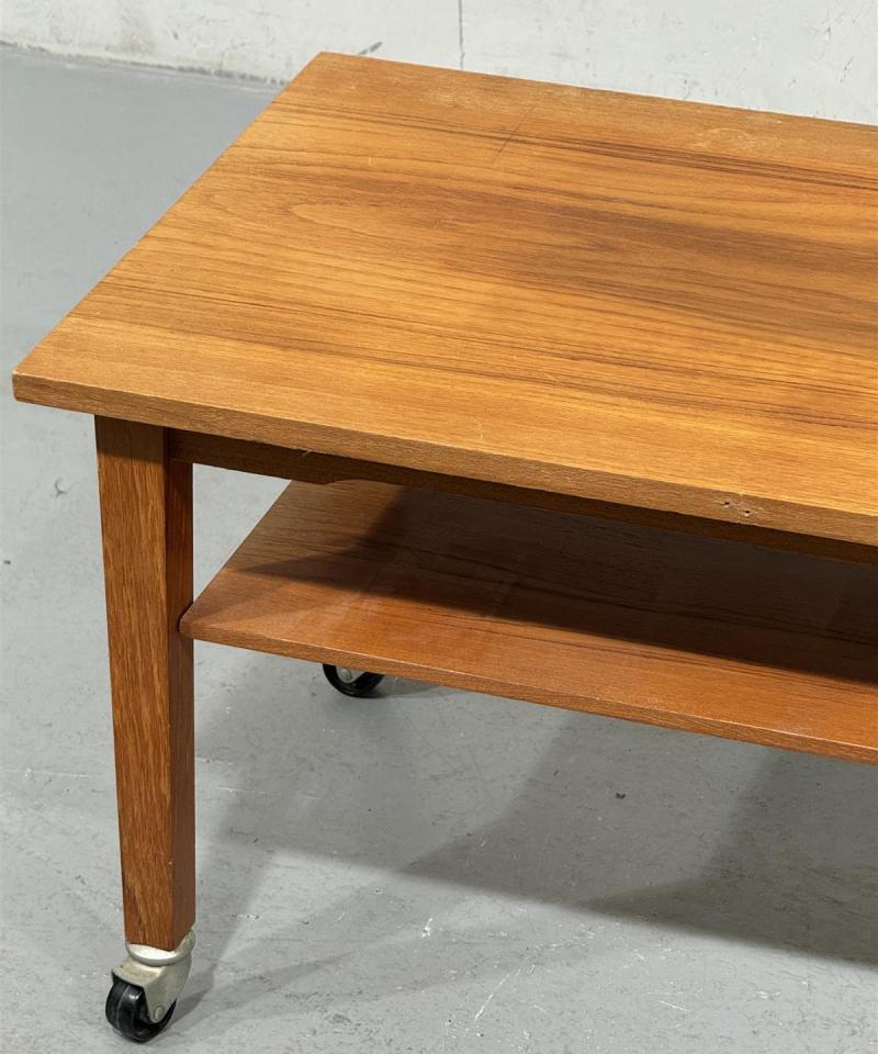 60-luku sohvapöytä tiikki