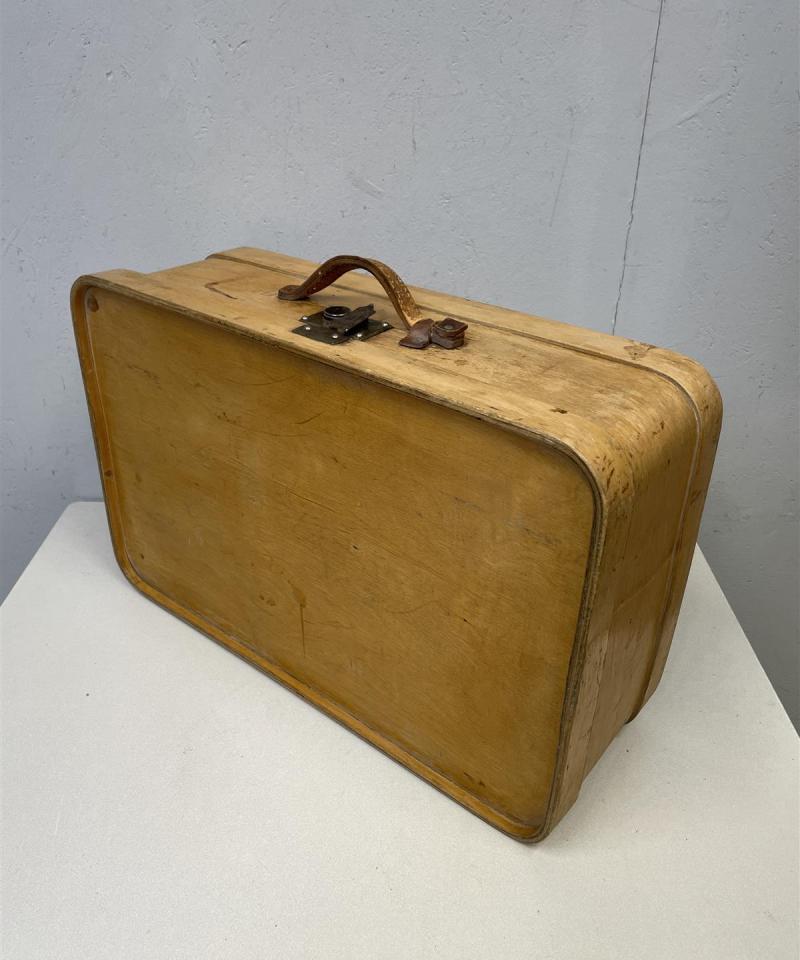 Vintage vaneri matkalaukku, Alvar Aalto