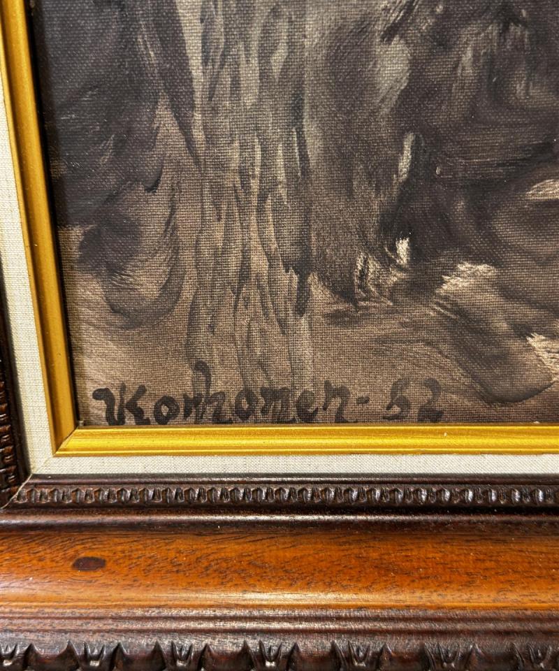 Taulu Öljyvärimaalaus maisema Korhonen -52