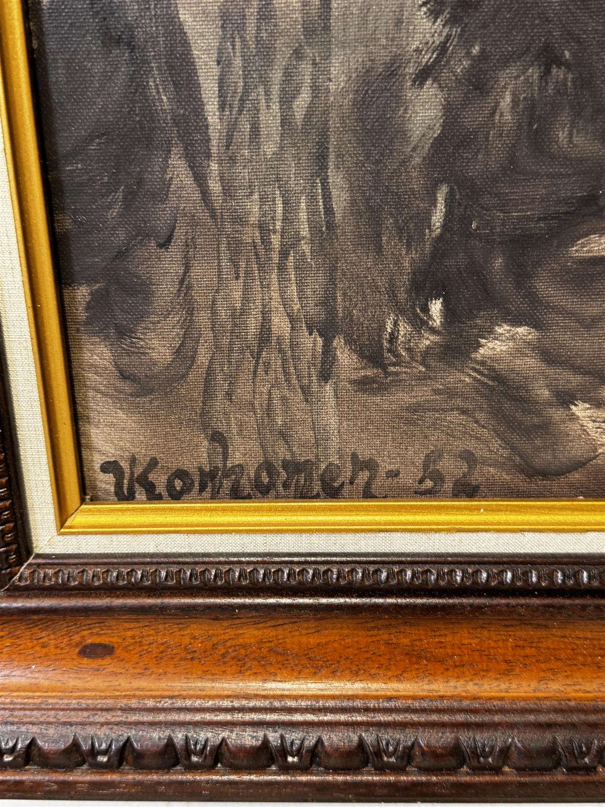 Taulu Öljyvärimaalaus maisema Korhonen -52