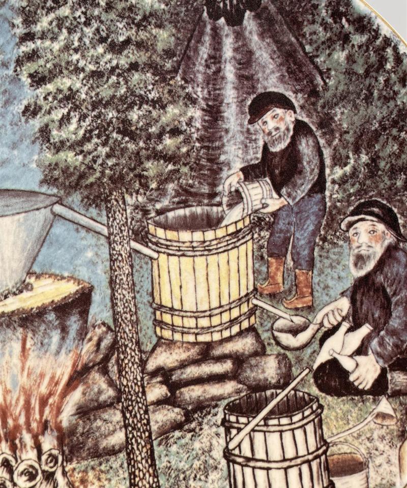 Arabia Art Lappi taidelautanen, Andreas Alariesto -81