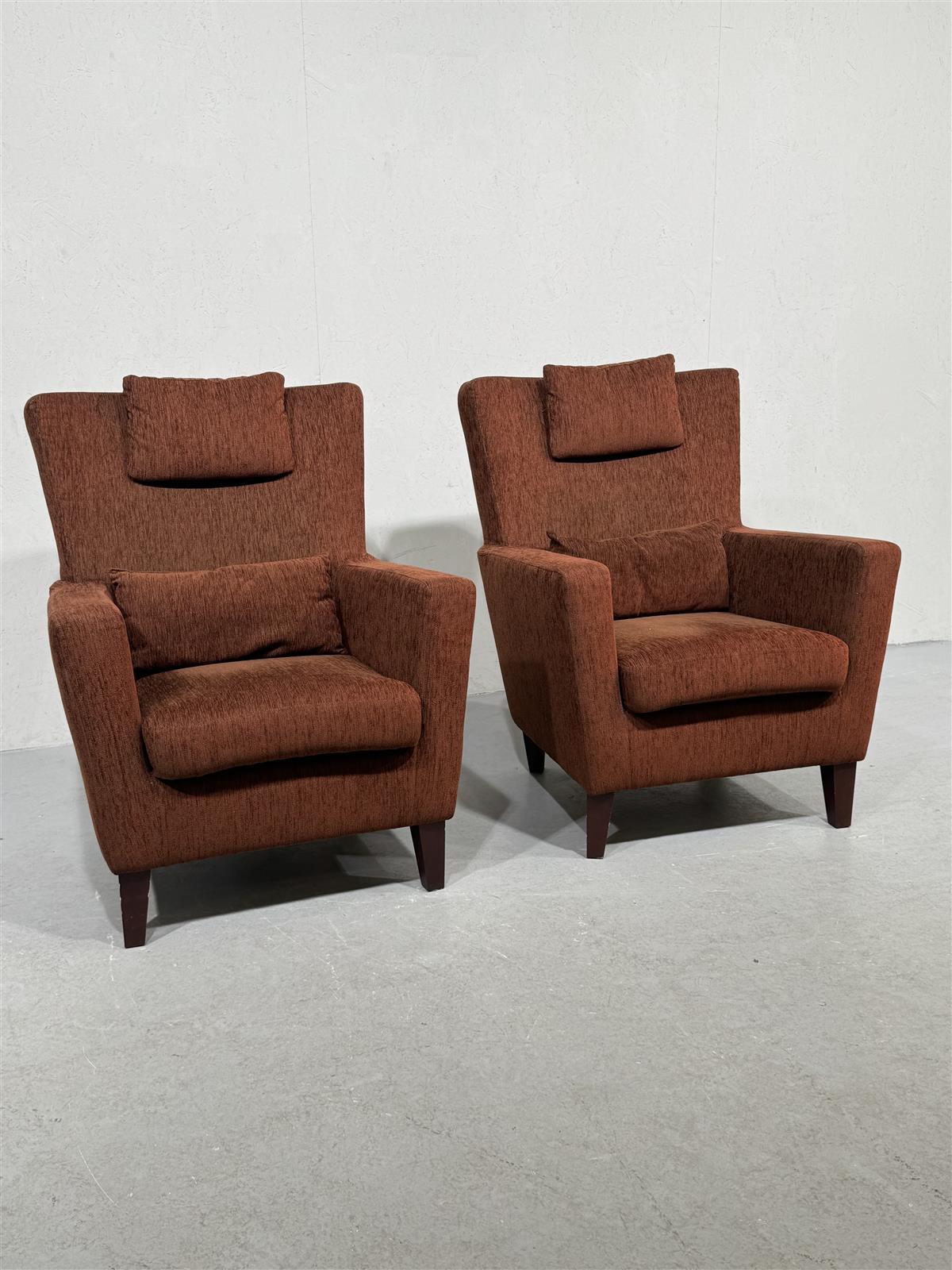 Oxford nojatuoli ruskea (2kpl)