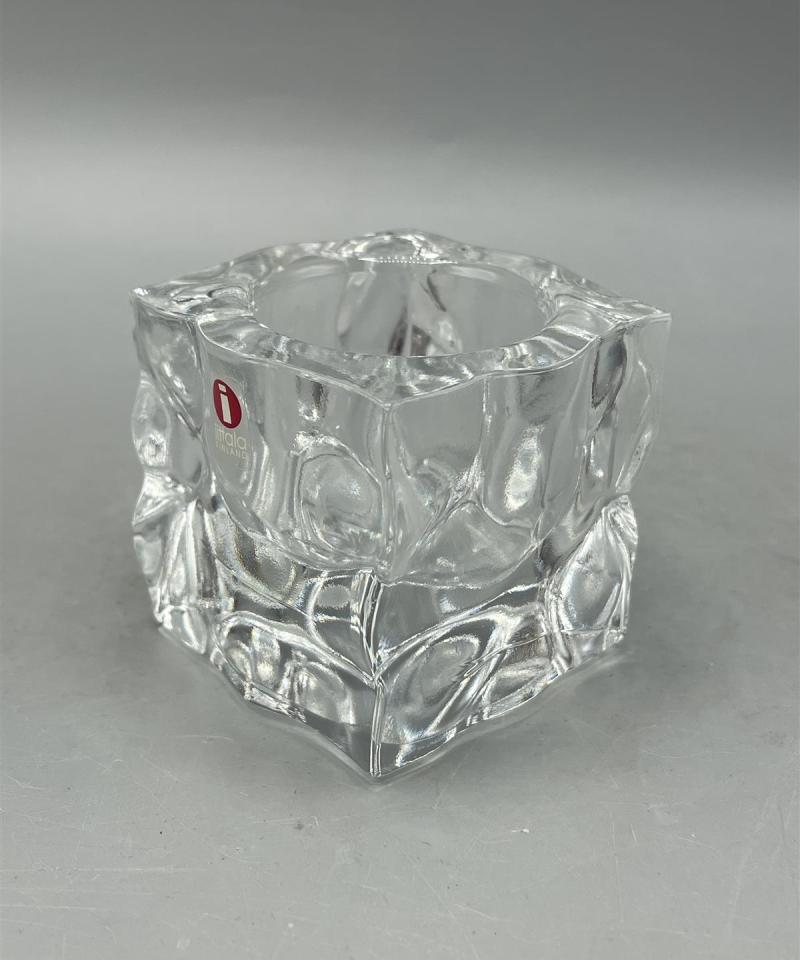 Iittala Ice Cube kynttilänjalka, Mikko Karppanen