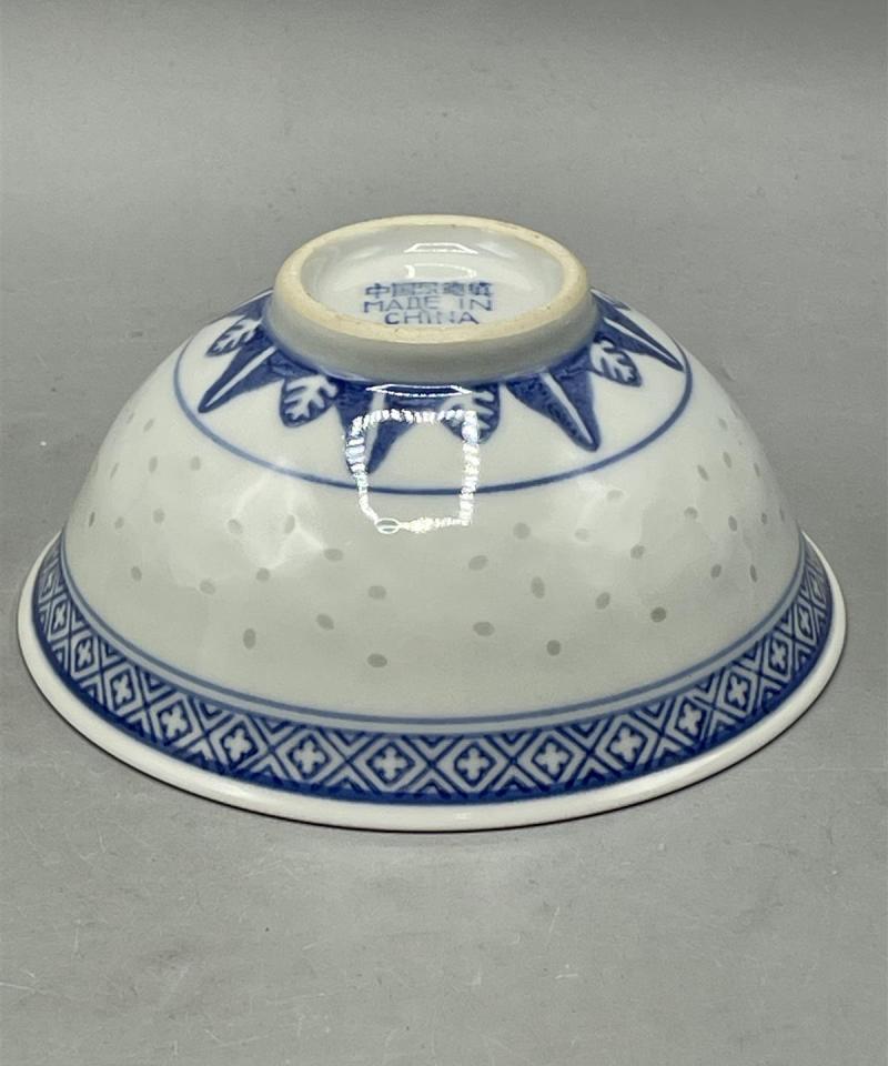 Riisiposliini kulhot ja lusikat 7+12-osaa