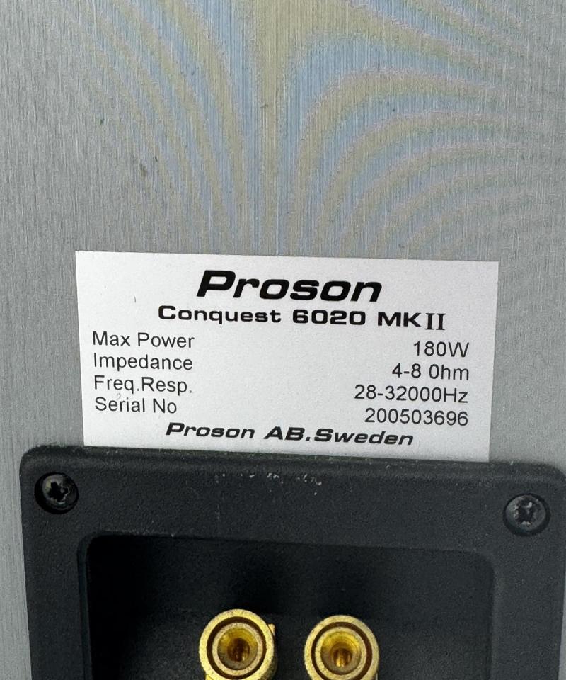 Proson Conquest 6020 MKII kaiuttimet (2 kpl)