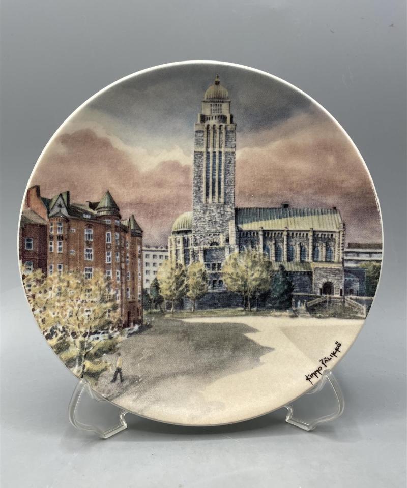 Arabia Kallion kirkko seinälautanen, Kimmo Pälikkö