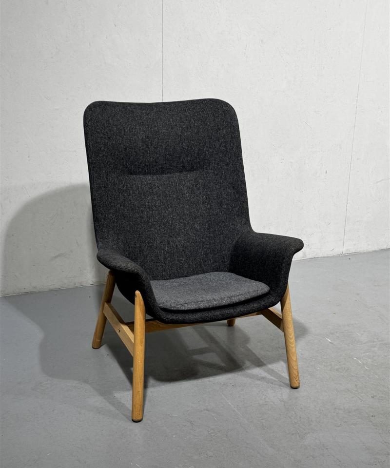 Ikea Vedbo nojatuoli harmaa (1)