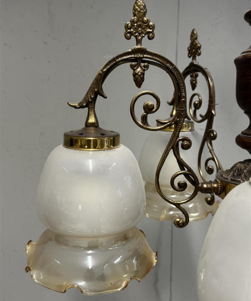 Rokokoo kattokruunu 5 valaisinpistettä