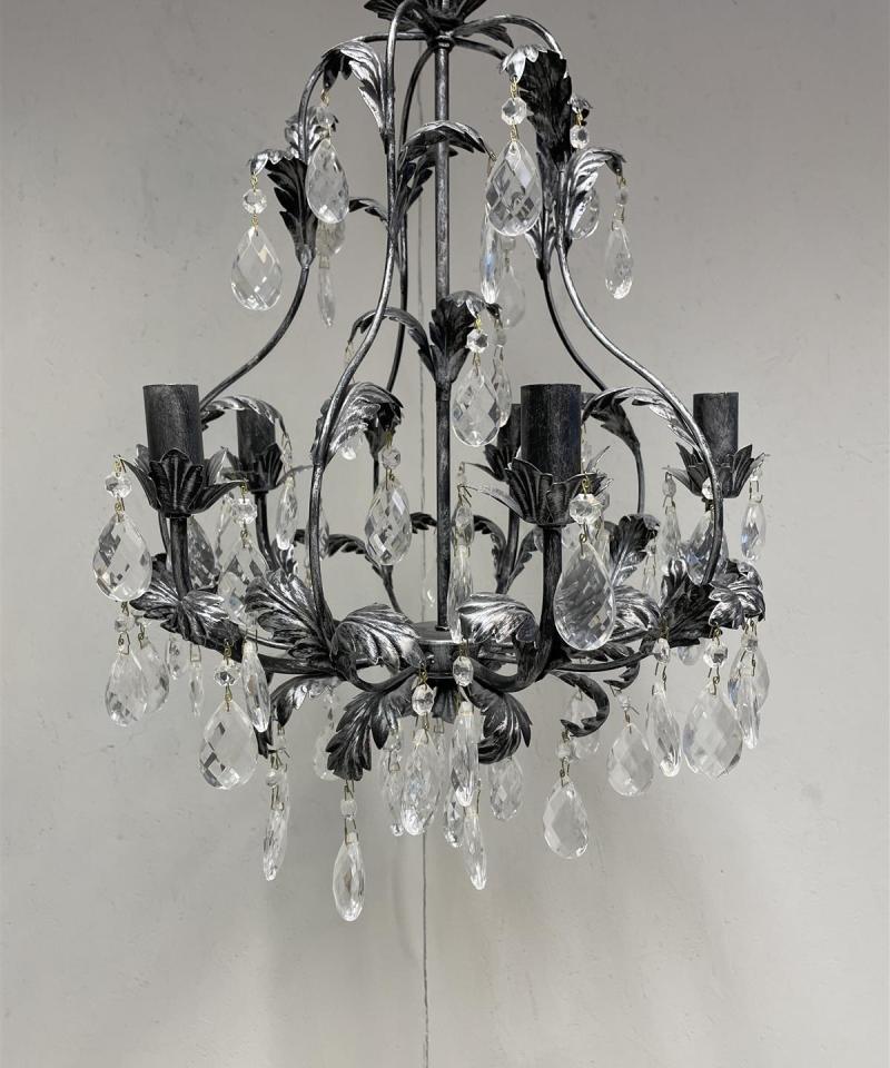 Kattovalaisin ”Lehdet” kristallikoristein 5-valopistettä