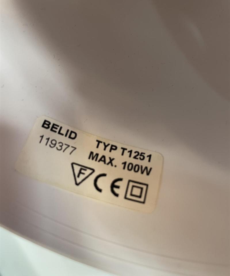 Belid kattovalaisin valkoinen Typ T1251 (A)