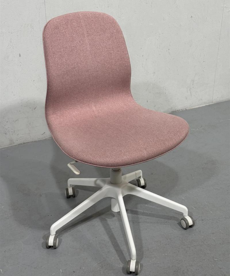 Ikea Långfjäll vaaleanpunainen toimistotuoli