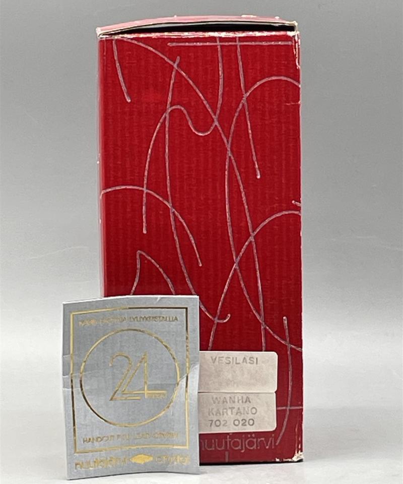 Nuutajärvi Wanha Kartano kristalli vesilasi 6kpl