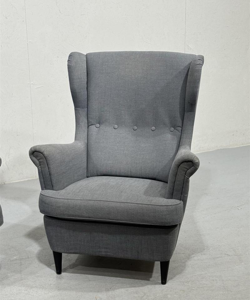 Ikea Strandmon nojatuoli (2kpl) harmaa