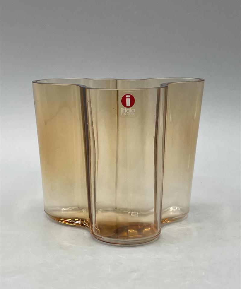 Iittala Aalto maljakko 95mm Rion ruskea