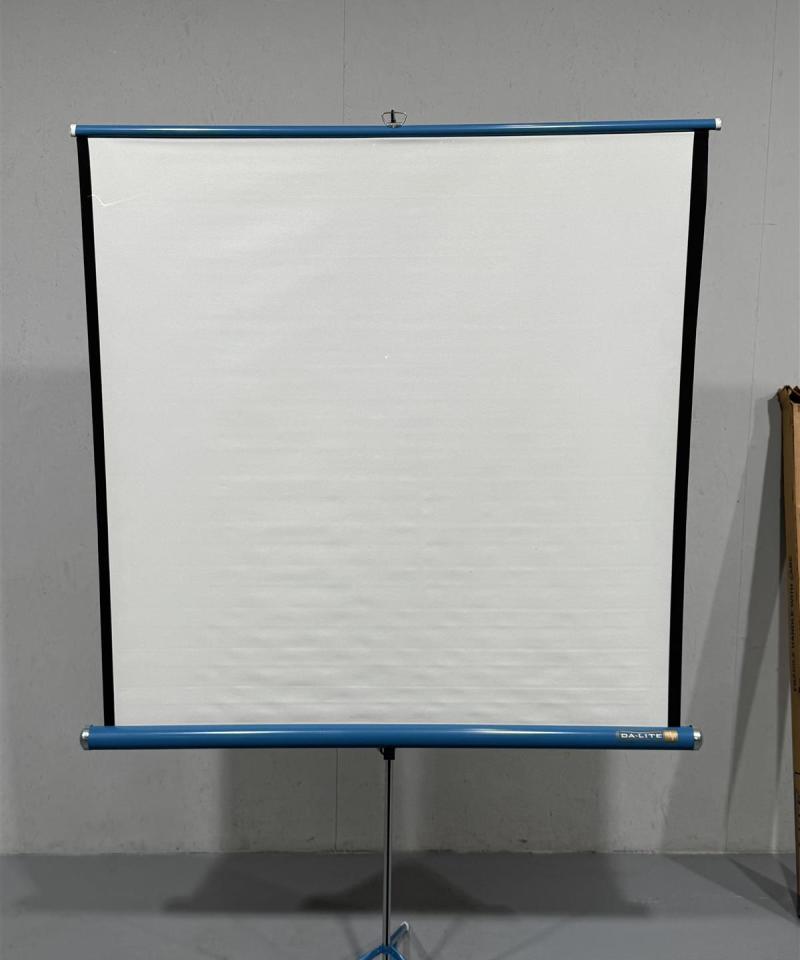 Vintage Da-Lite projektorikangas 1950-luku