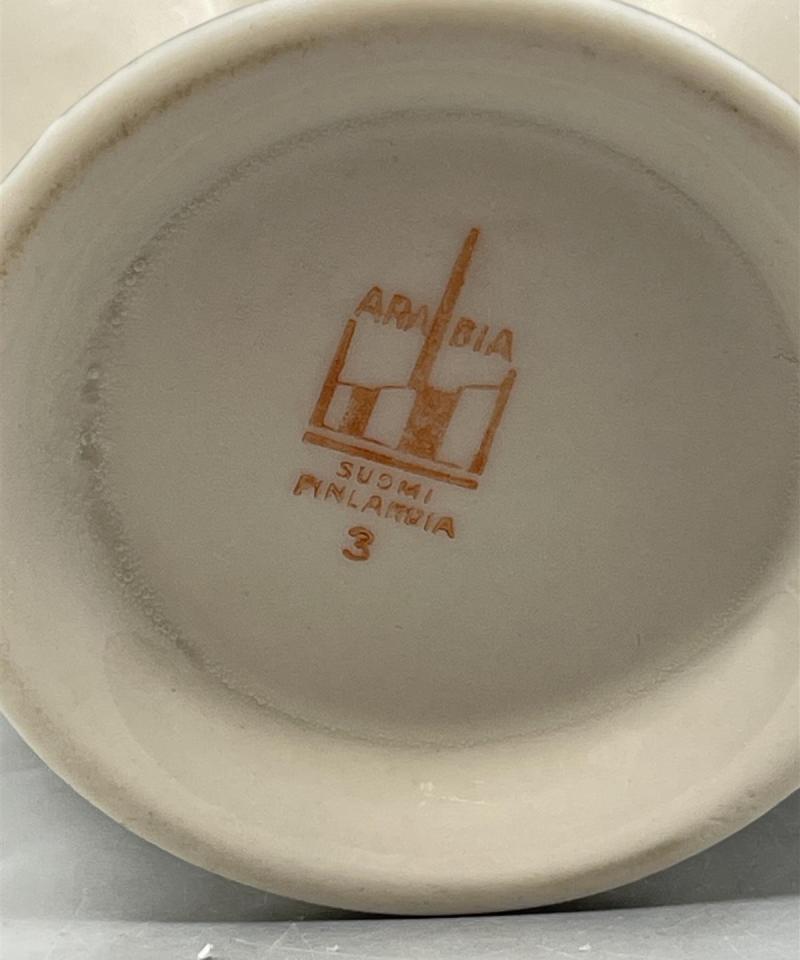 Arabia Myrna sokerikko ja kermakko, Olga Osol