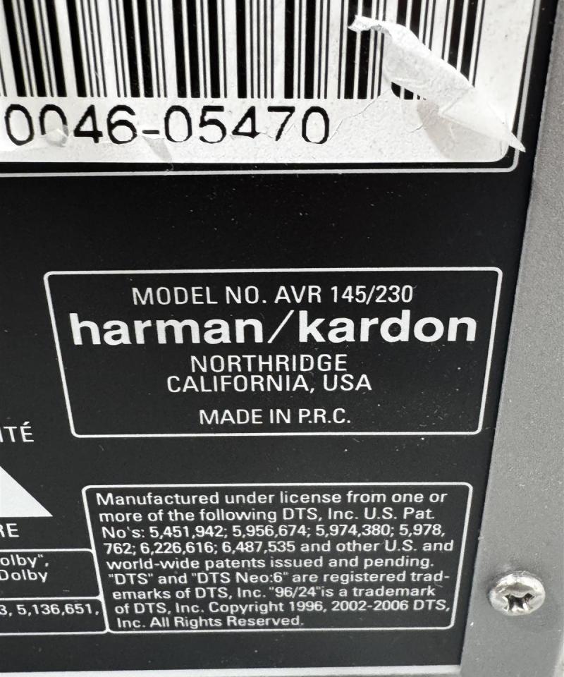 Harman Kardon AVR 145/230 vahvistin