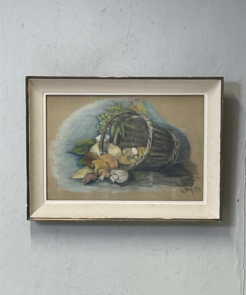 Taulu Pastellimaalaus, signeerattu