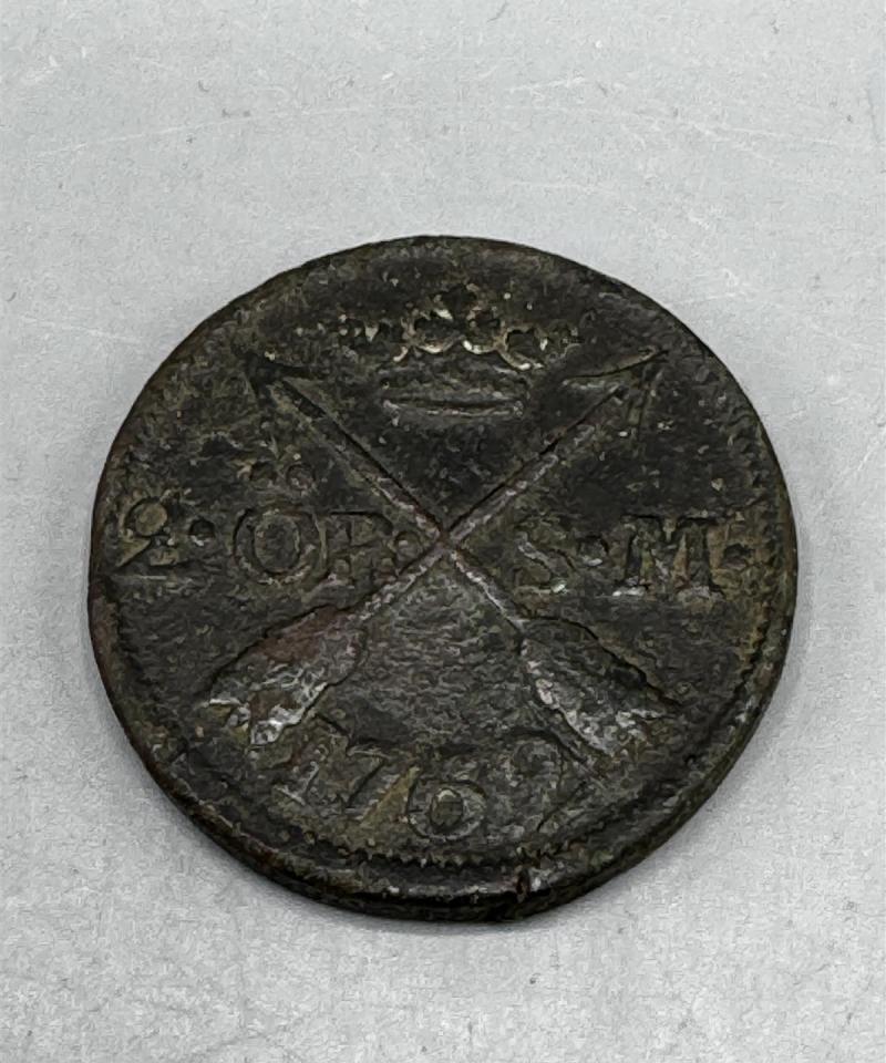 Antiikkinen Öre kolikko 1769