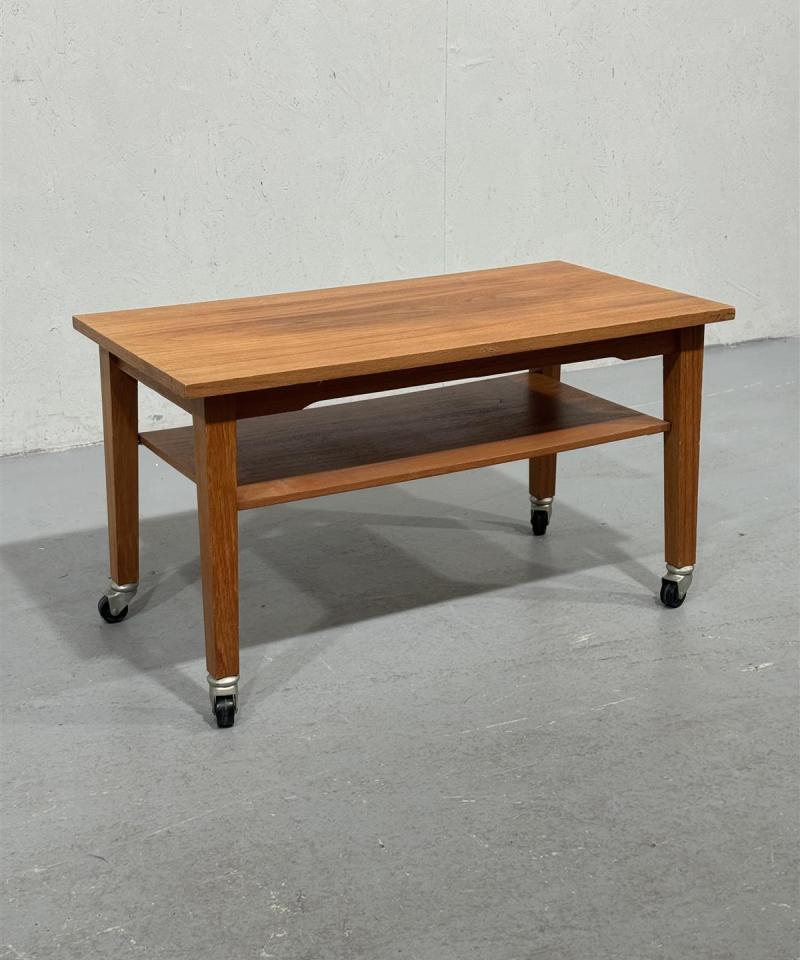 60-luku sohvapöytä tiikki