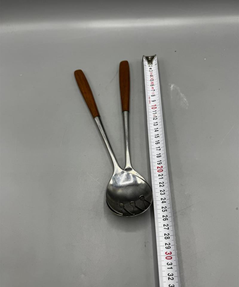 Vintage teak salaattiottimet (2kpl) Norja