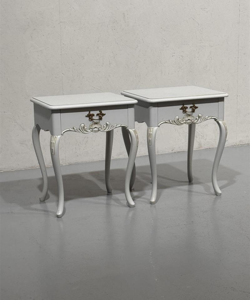 Vintage rokokoo yöpöydät (2 kpl)