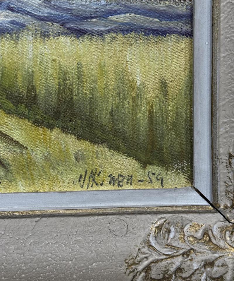 Taulu maisemamaalaus öljyväri tuntematon