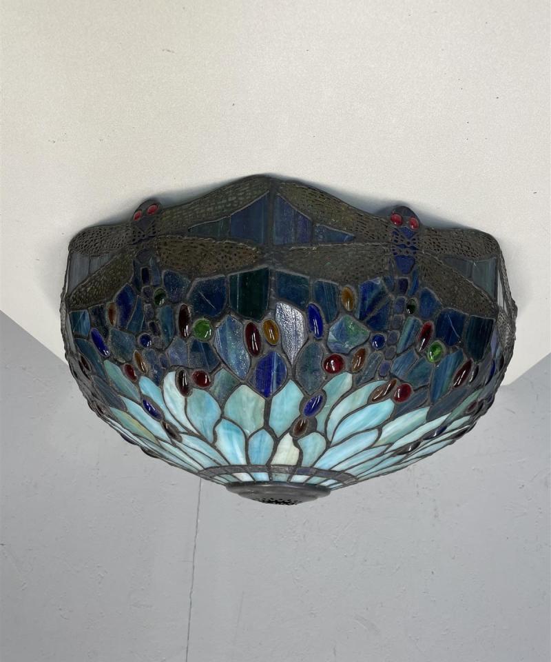 Vintage Tiffany-tyylinen kattovalaisimen varjostin
