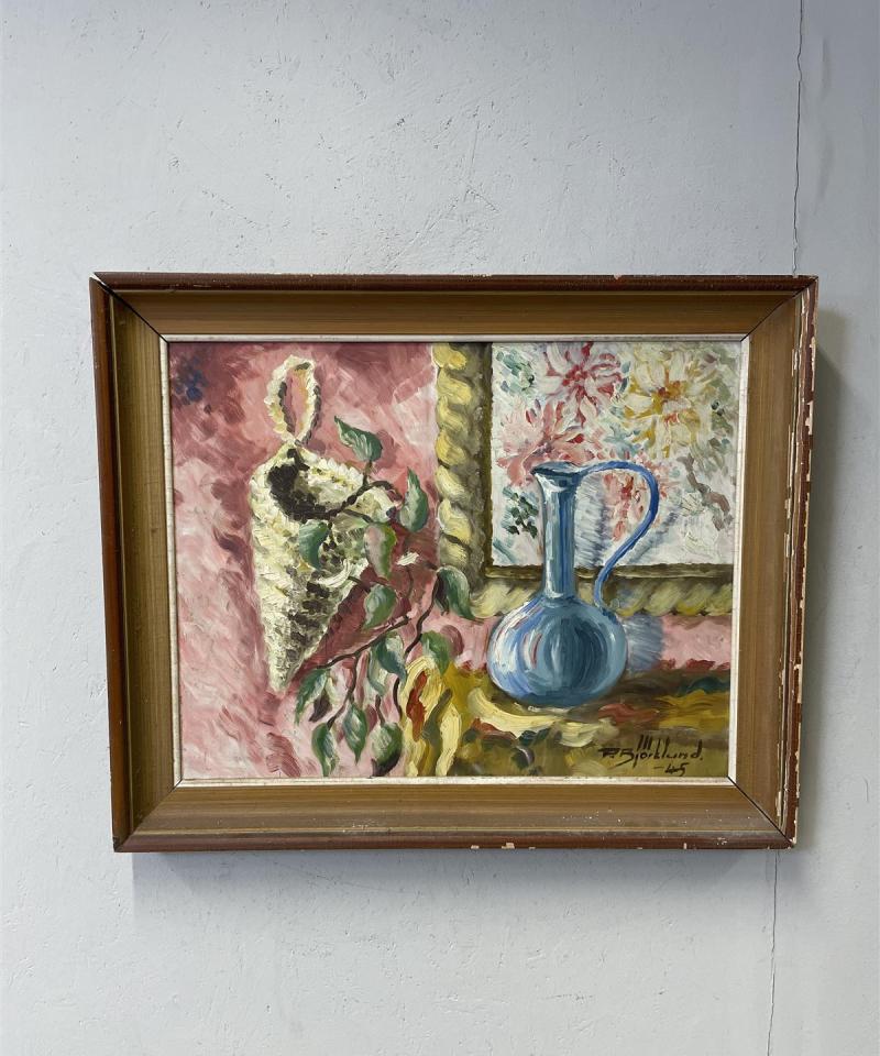 Taulu ”Asetelma” öljyväri, Paula Björklund -45