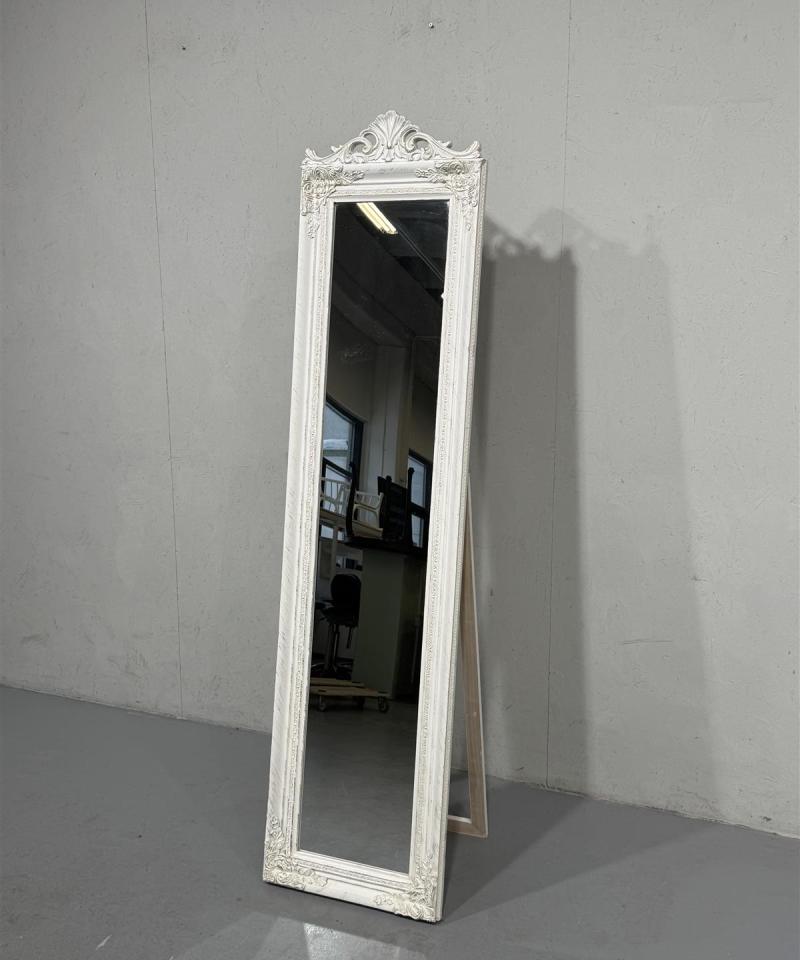 Rokokoo peili valkoinen 180x45