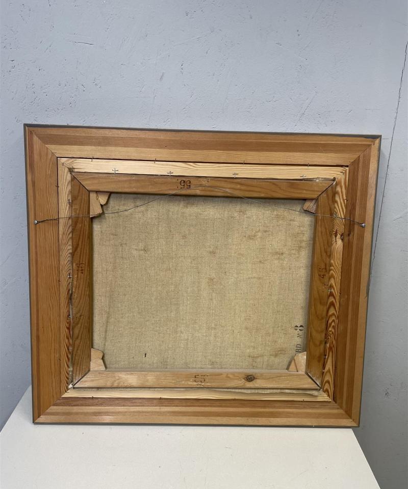 Taulu ”Talvipäivä” öljyväri, Unto Ahjopalo -53