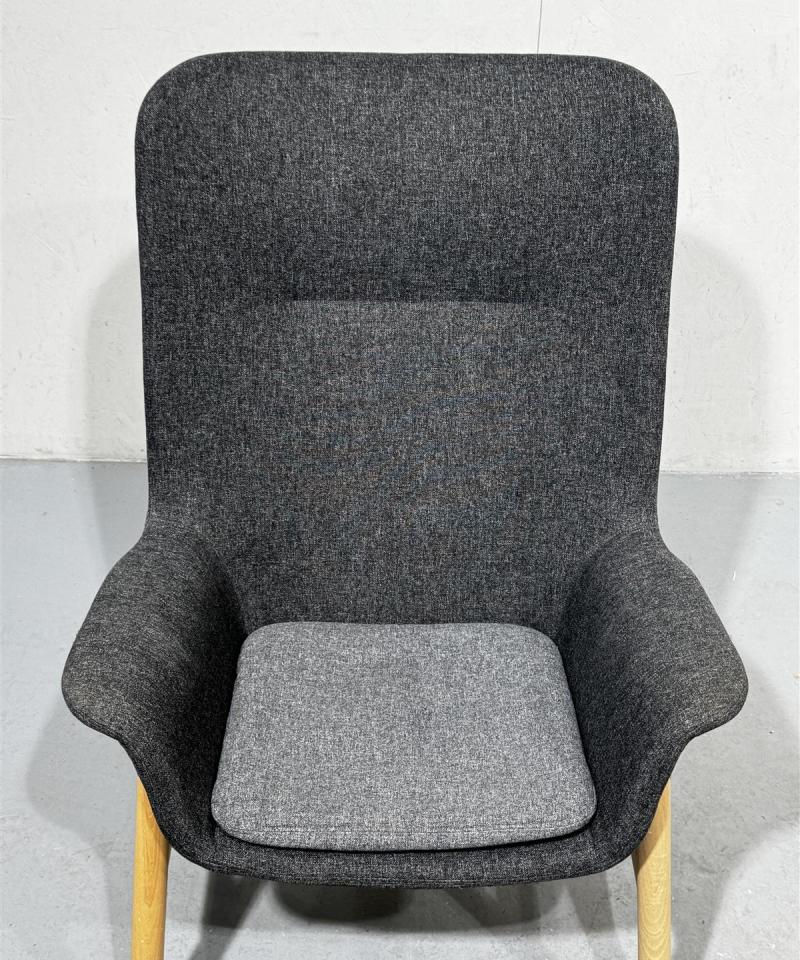 Ikea Vedbo nojatuoli harmaa (1)