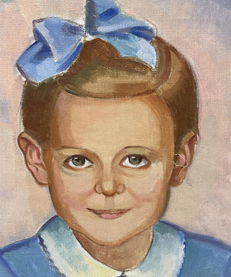 Taulu Muotokuva öljyväri, Arvid Slotte -54